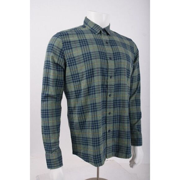 Southern Tide Mens Payton Heather Reversible Plaid Sport Shirt Green S Small NWT - Picture 2 of 7